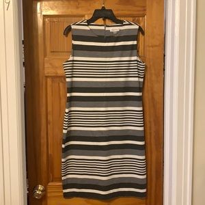 Striped Calvin Klein Dress